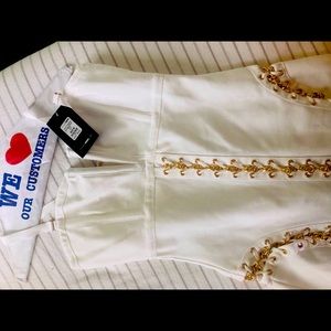 White wow culture dress , New with tags